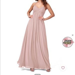 Azazie Shannon Dusty Rose Bridesmaid Dress